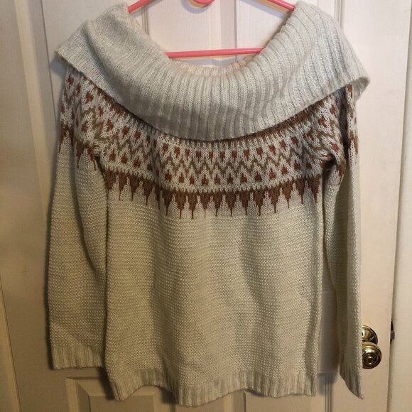 Womens Maurices Off-the-Shoulder Sweater Size S - Picture 1 of 3
